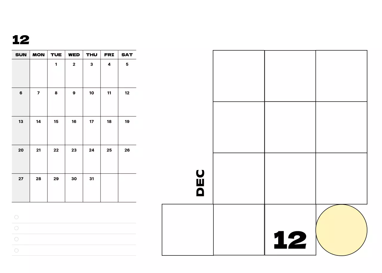 ベージュ シンプル カレンダー 予定表
