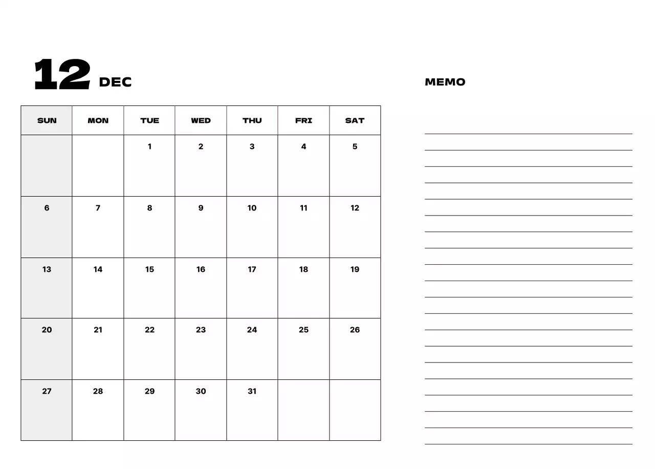 ベージュ シンプル カレンダー 予定表
