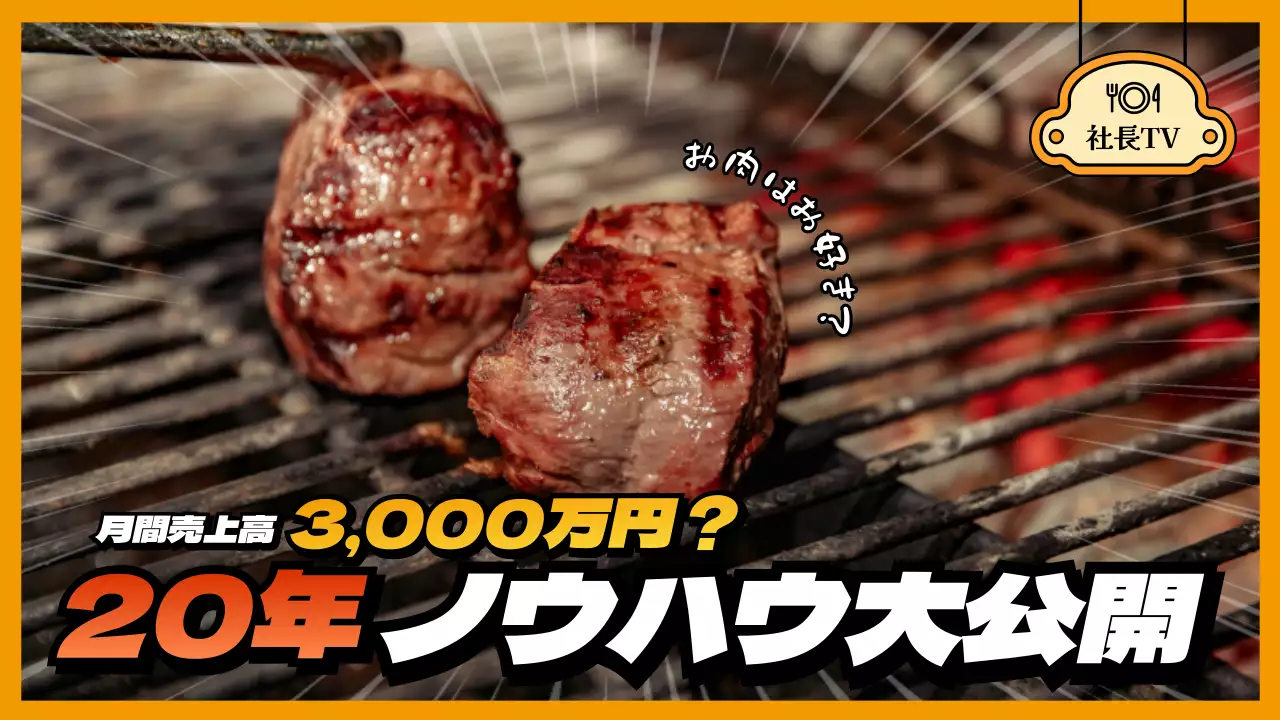 オレンジ ポップ ビジネス サムネイル