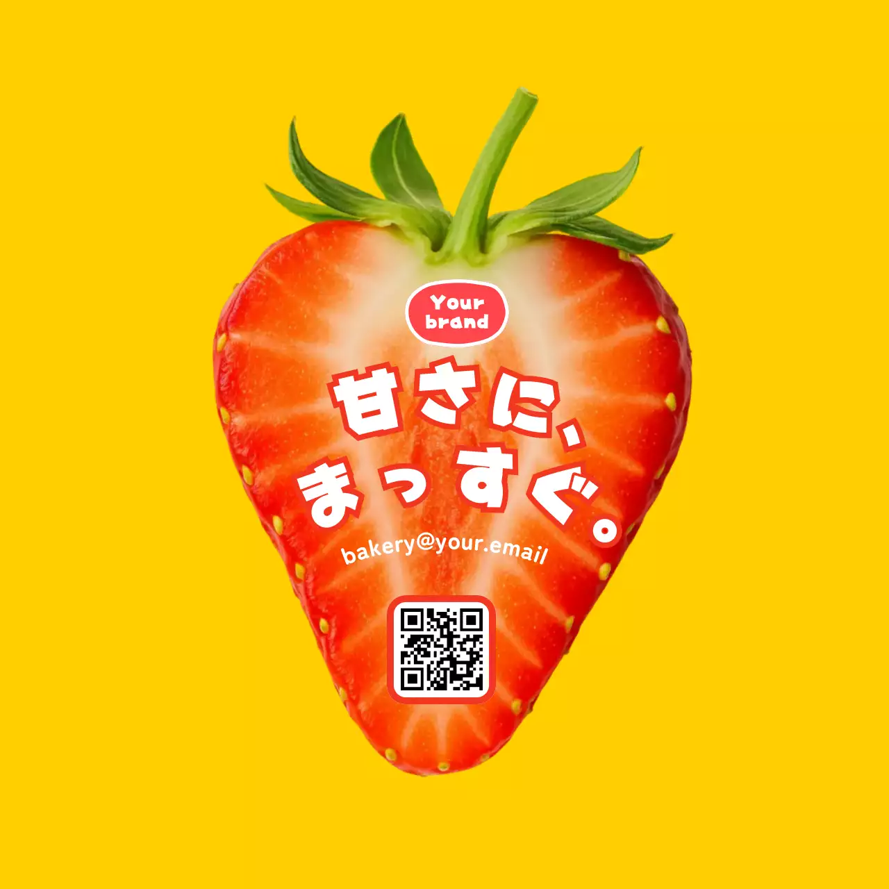 黄色 ポップ フルーツ ラベル 写真