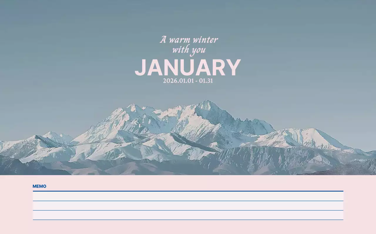 青 シンプル 風景 カレンダー