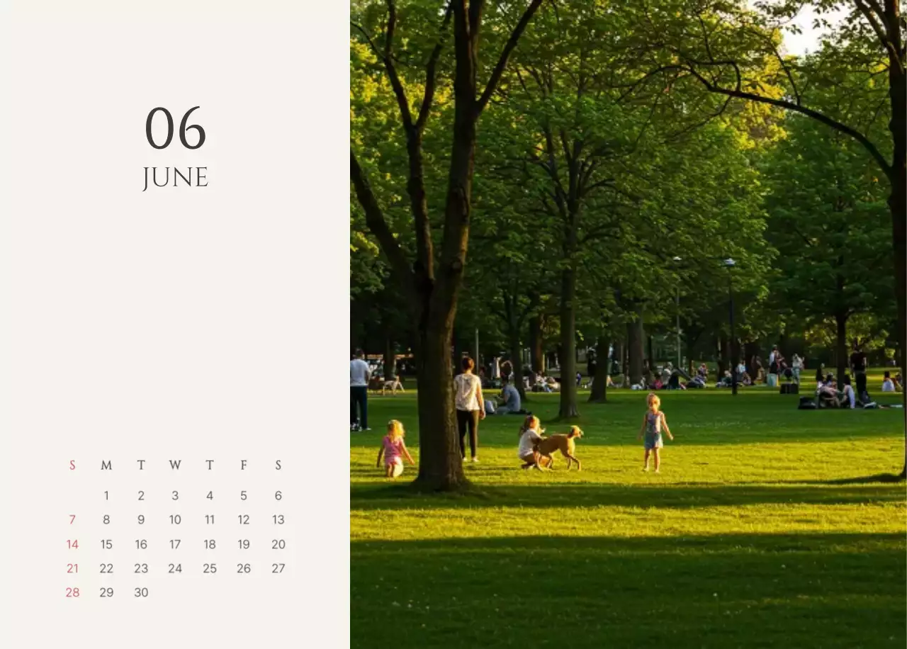 黄色 シンプル 季節 カレンダー