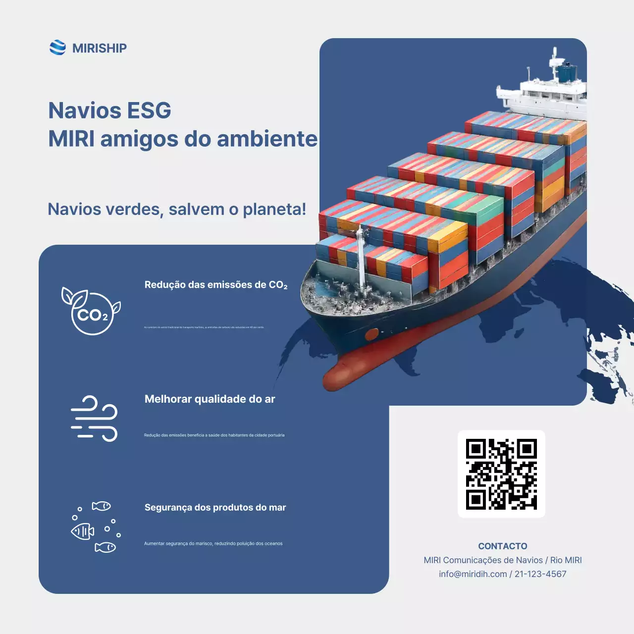 Campanha Azul Meio Ambiente Moderno