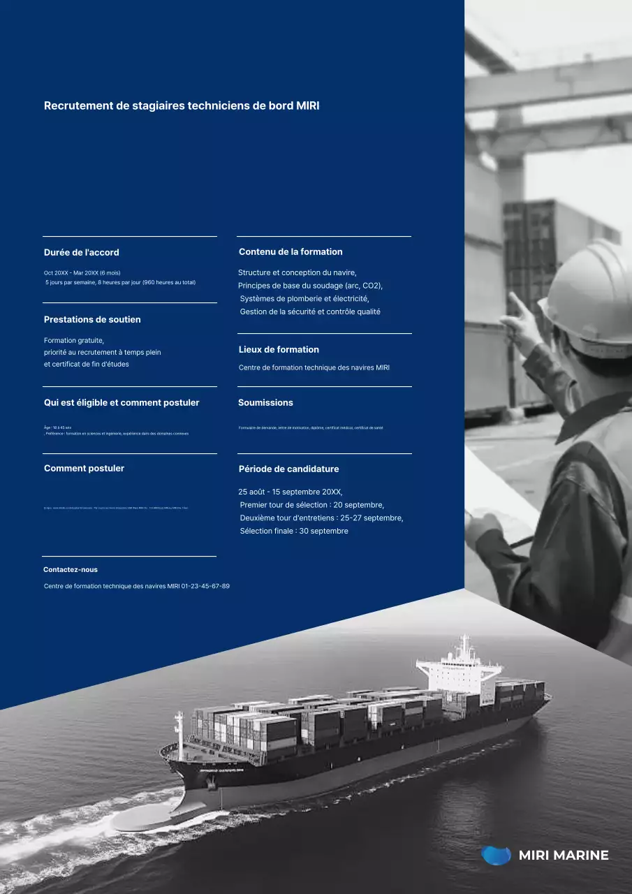 Recrutement Blue Simple Education