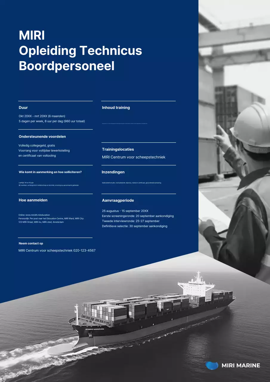 Blue Simple Education Recruitment