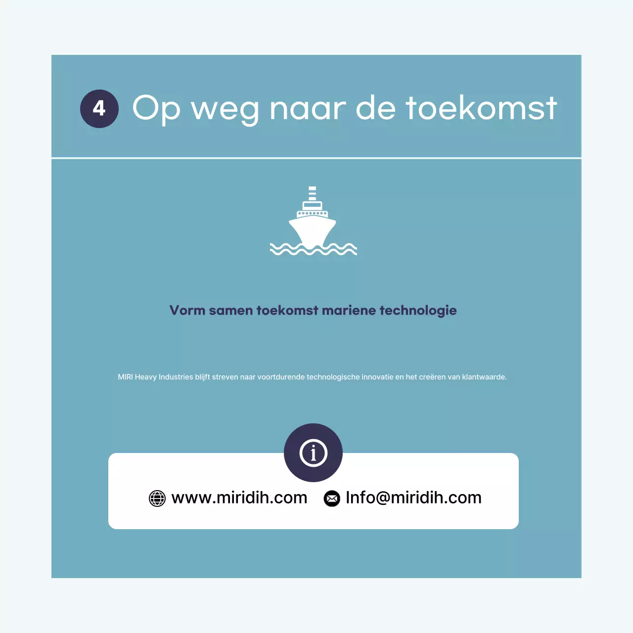 Hemelsblauw modern zakelijk contract