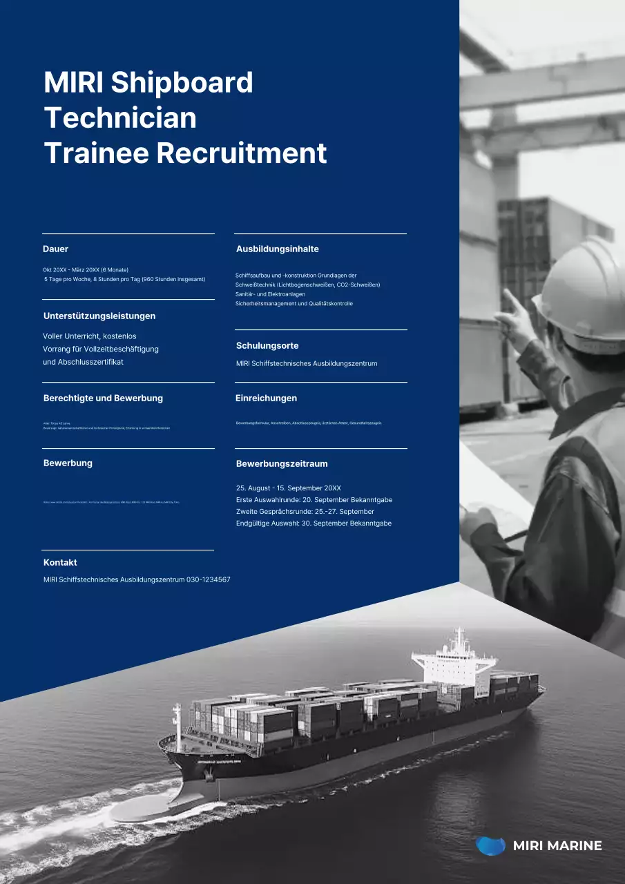 Blue Simple Education Recruitment
