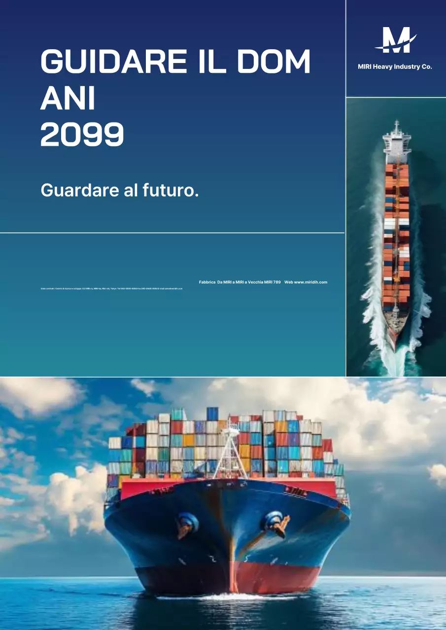 Pubblicità di Blue Modern Logistics