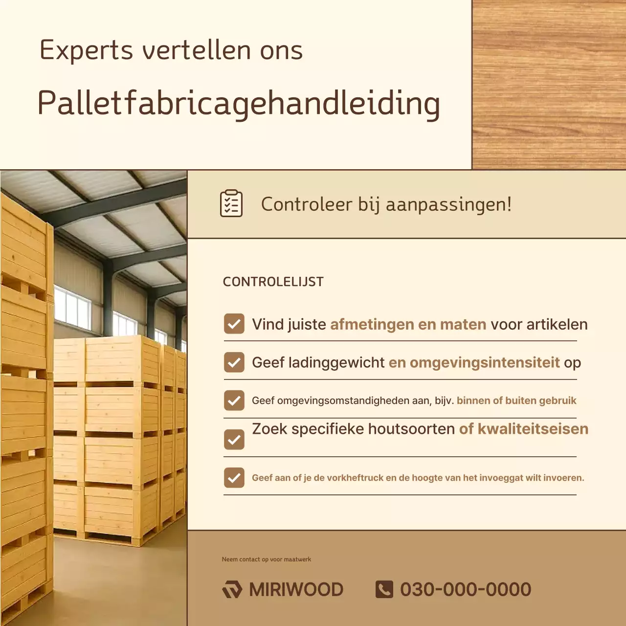 Beige Eenvoudige Productie-instructies