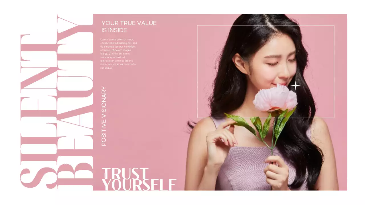 pink elegant beauty advertisement