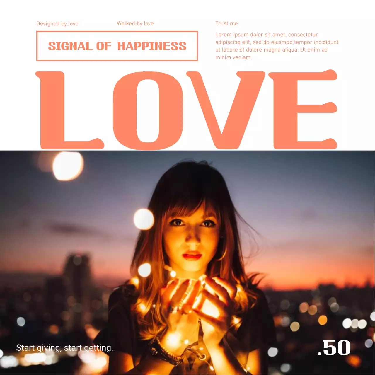 coral modern love advertisement