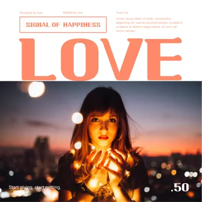 coral modern love advertisement