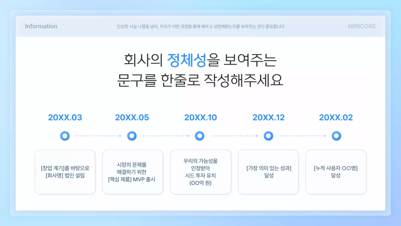 하늘색 모던 투자 보고서