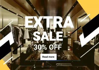 yellow modern fashion sale promotion