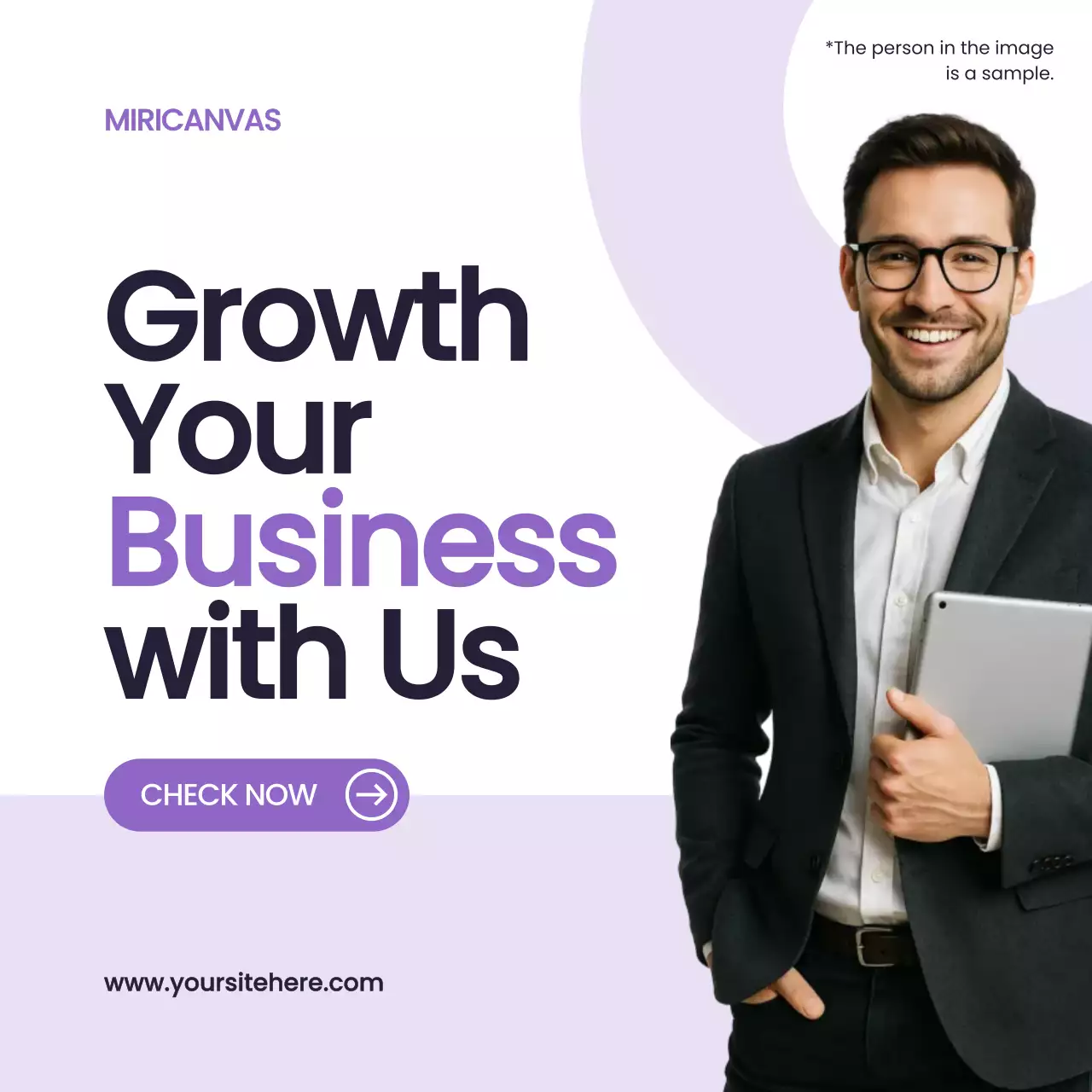 Purple Modern Business Promotion
