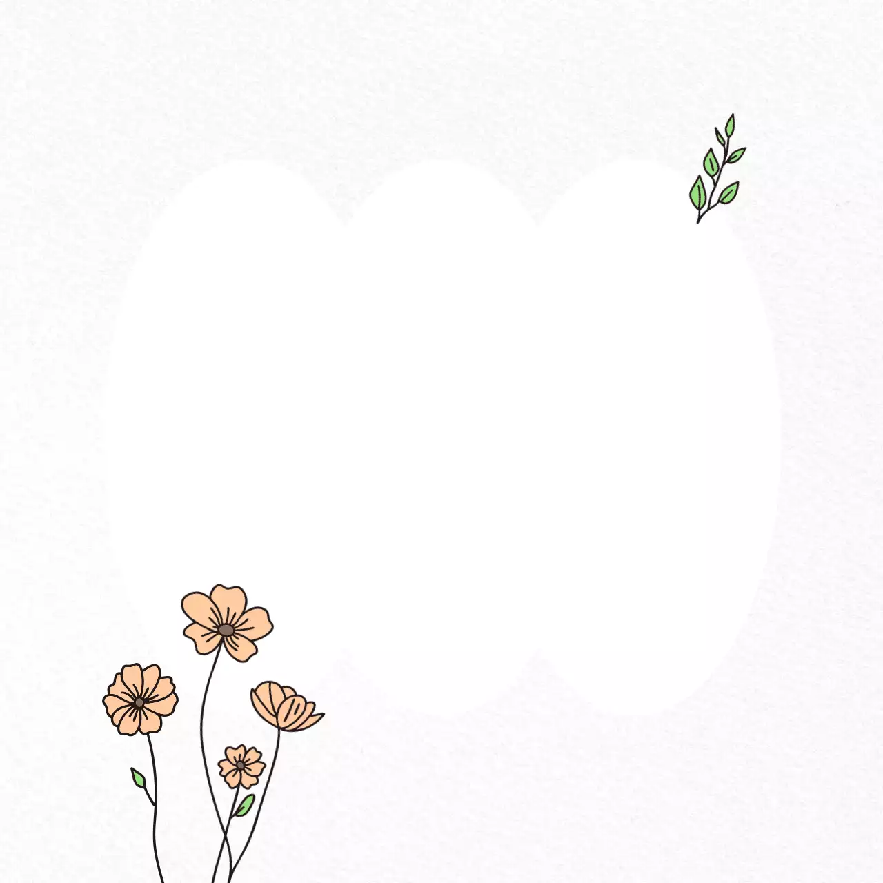 베이지 심플 감사 편지