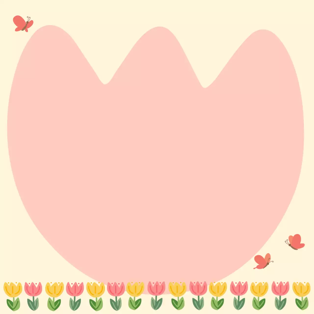 핑크 아기자기한 꽃 메모 문구