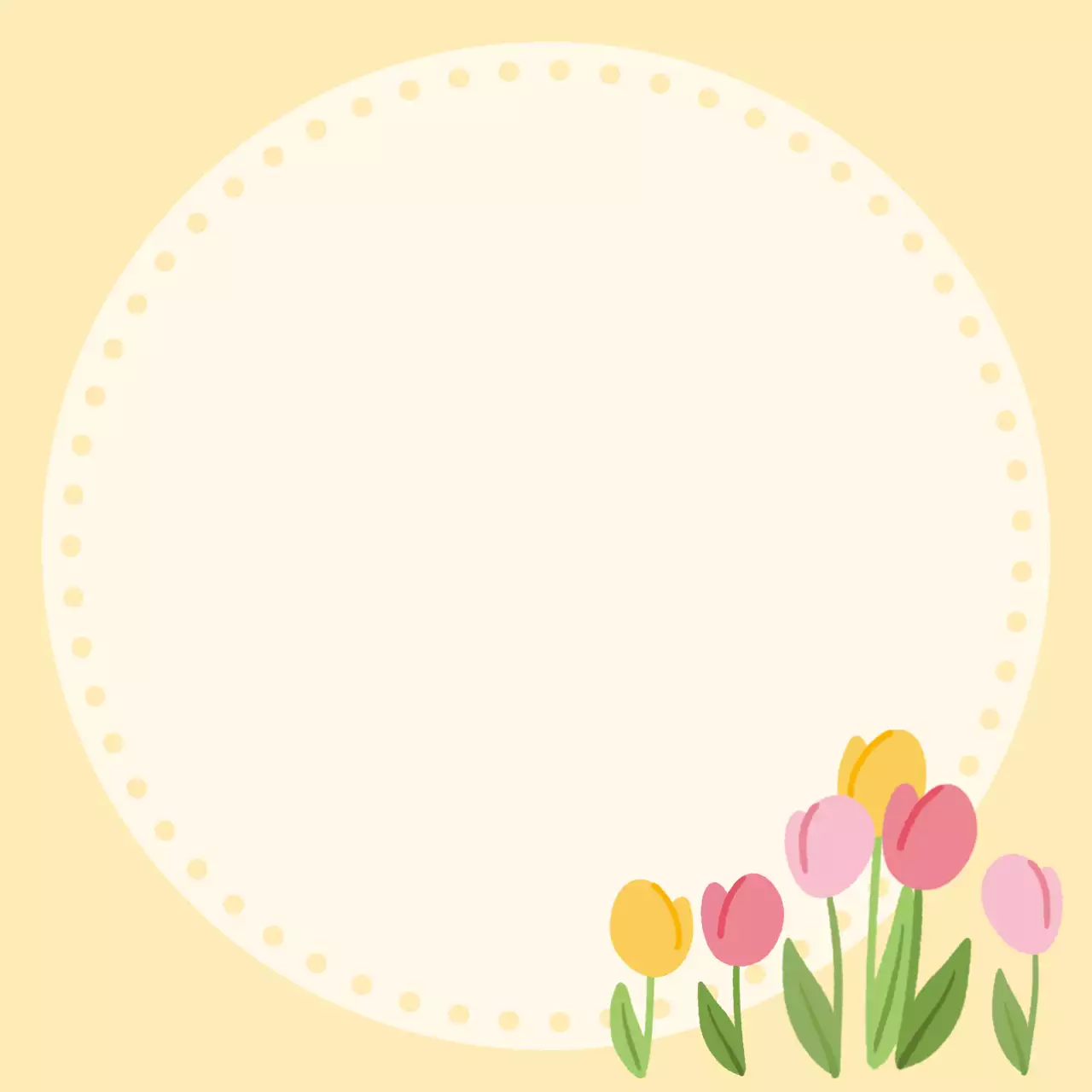 베이지 아기자기한 꽃 메모 노트