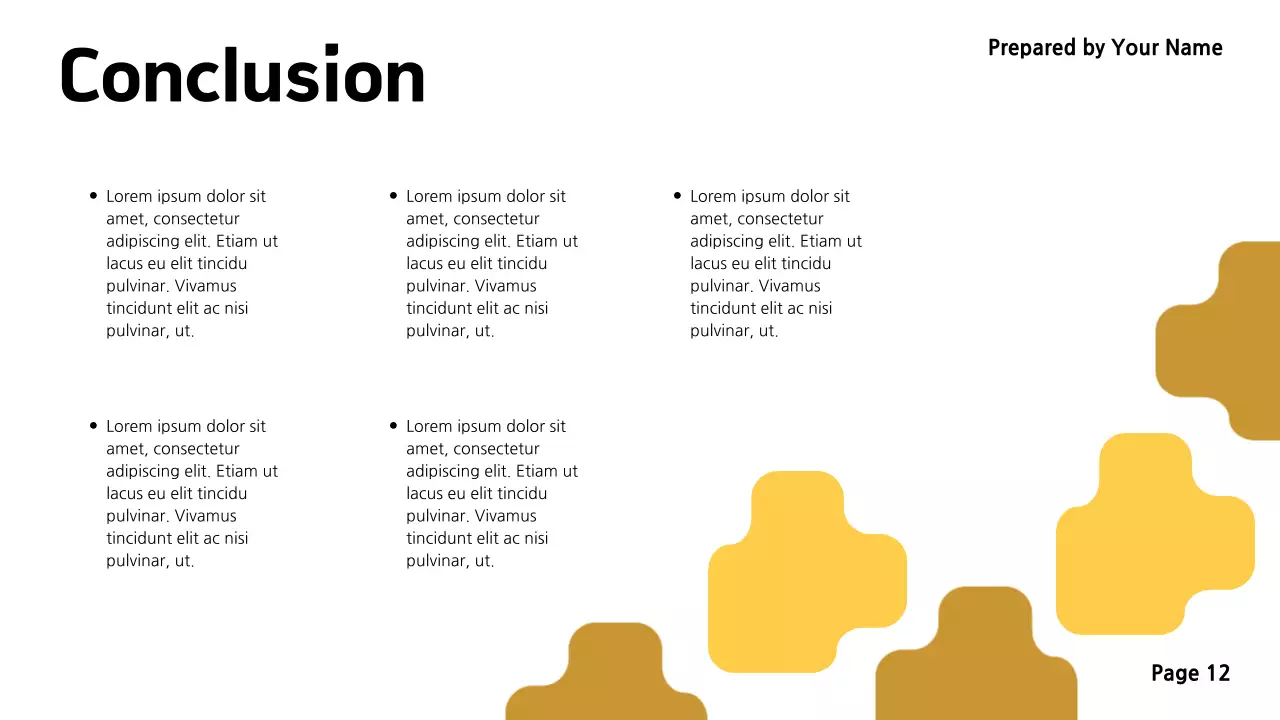 Yellow Simple Marketing Report