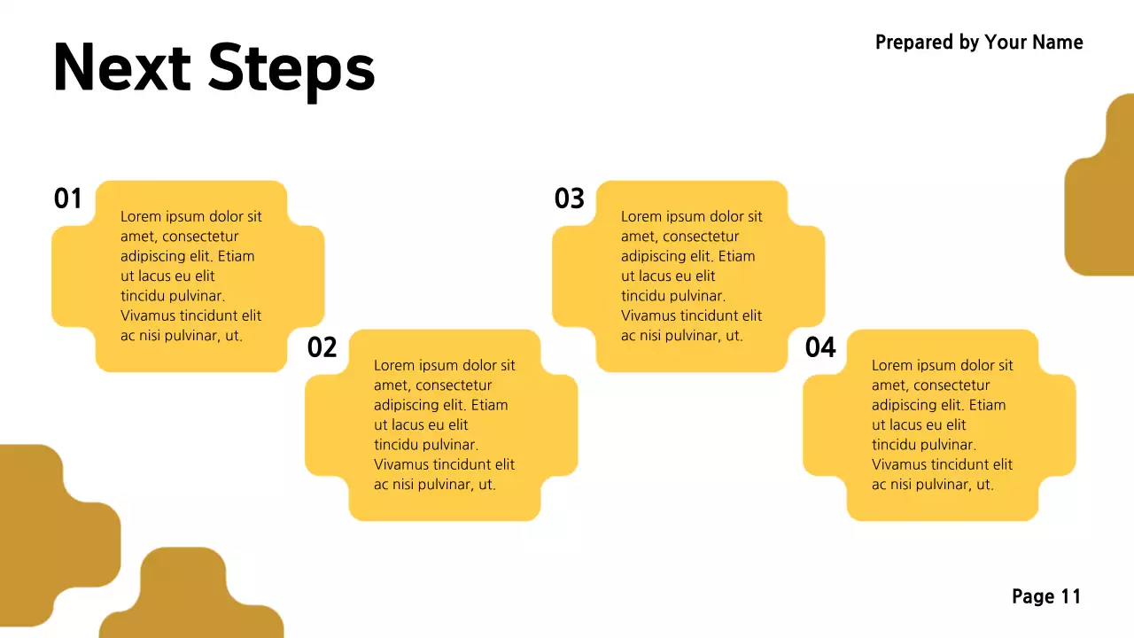 Yellow Simple Marketing Report