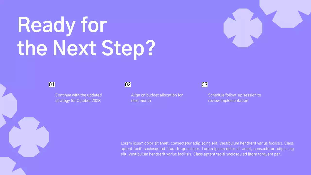 Purple Minimalist Marketing Report