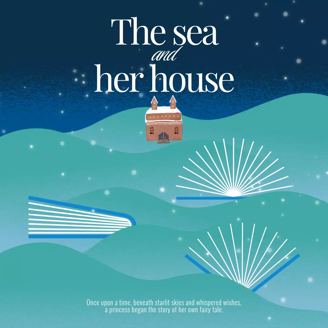 네이비 판타지 동화책 홍보