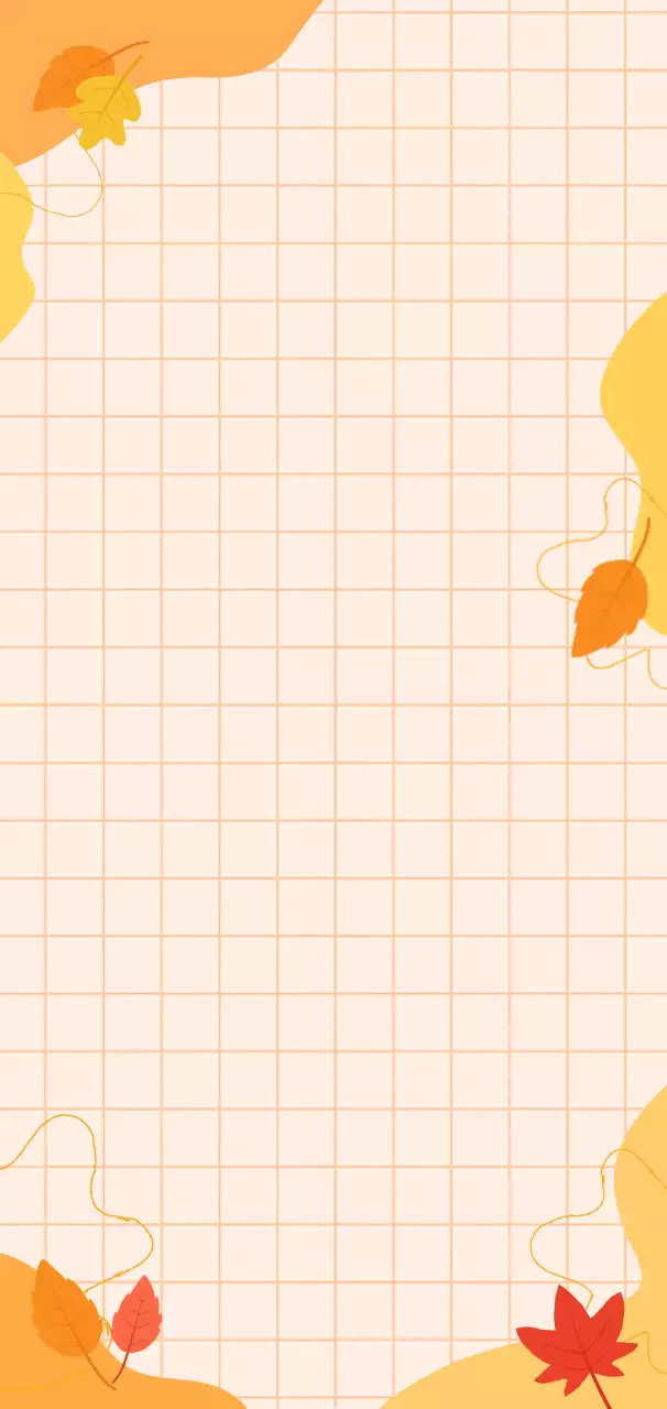 베이지 심플 가을 엽서