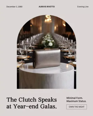 Silver Elegant Fashion Promotion Instagram Post