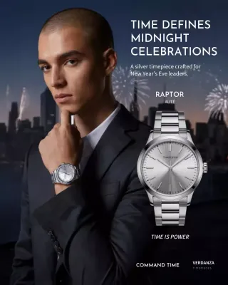 Silver Elegant Watch Advertisement Instagram Post