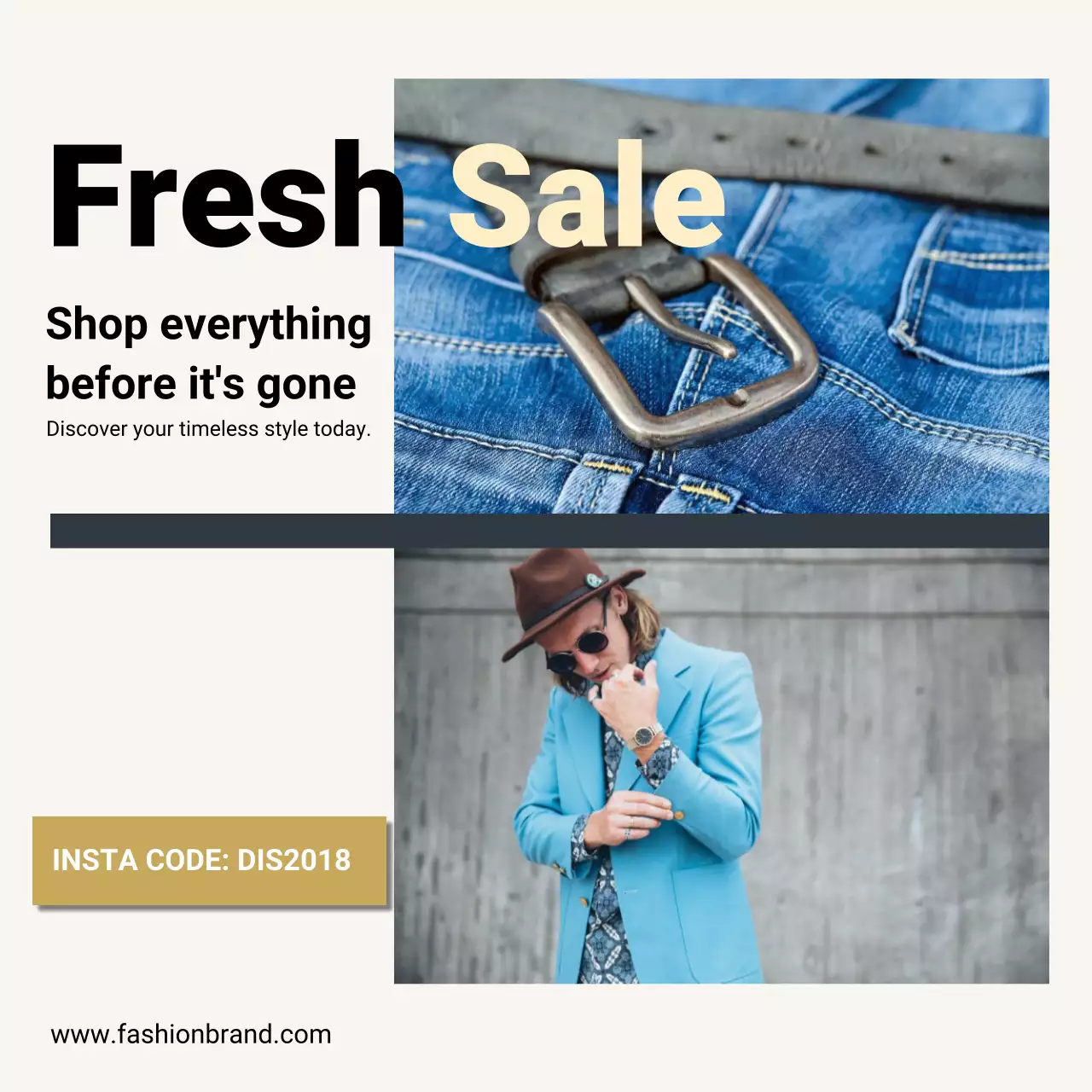 Fresh Sale  Men Fashion Deals Casual Style Discounts