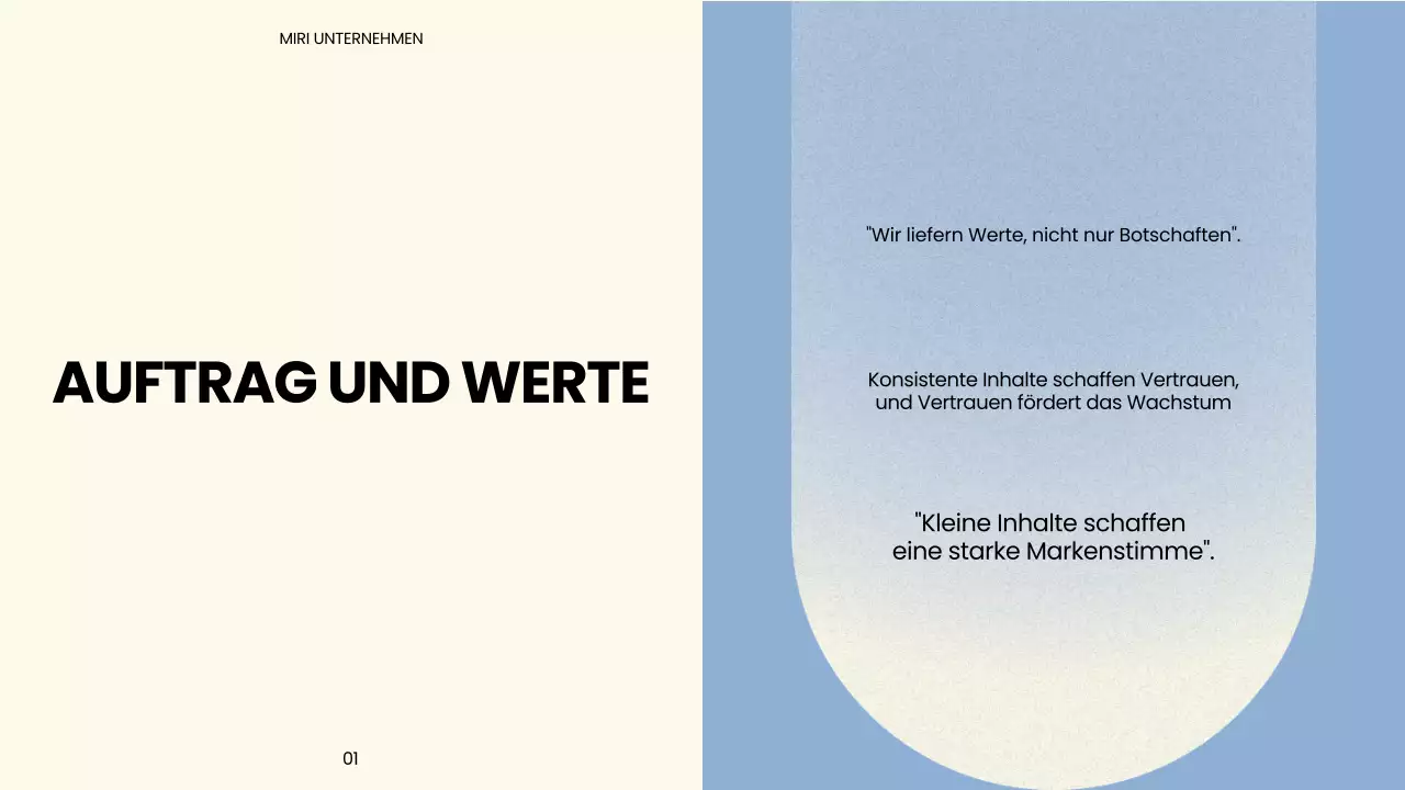 Beige Moderne Marketingpräsentation