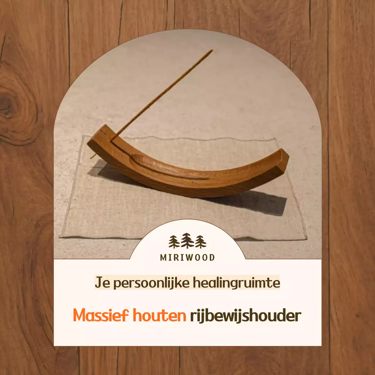 Promotie van traditionele bruine wierookhouderproducten