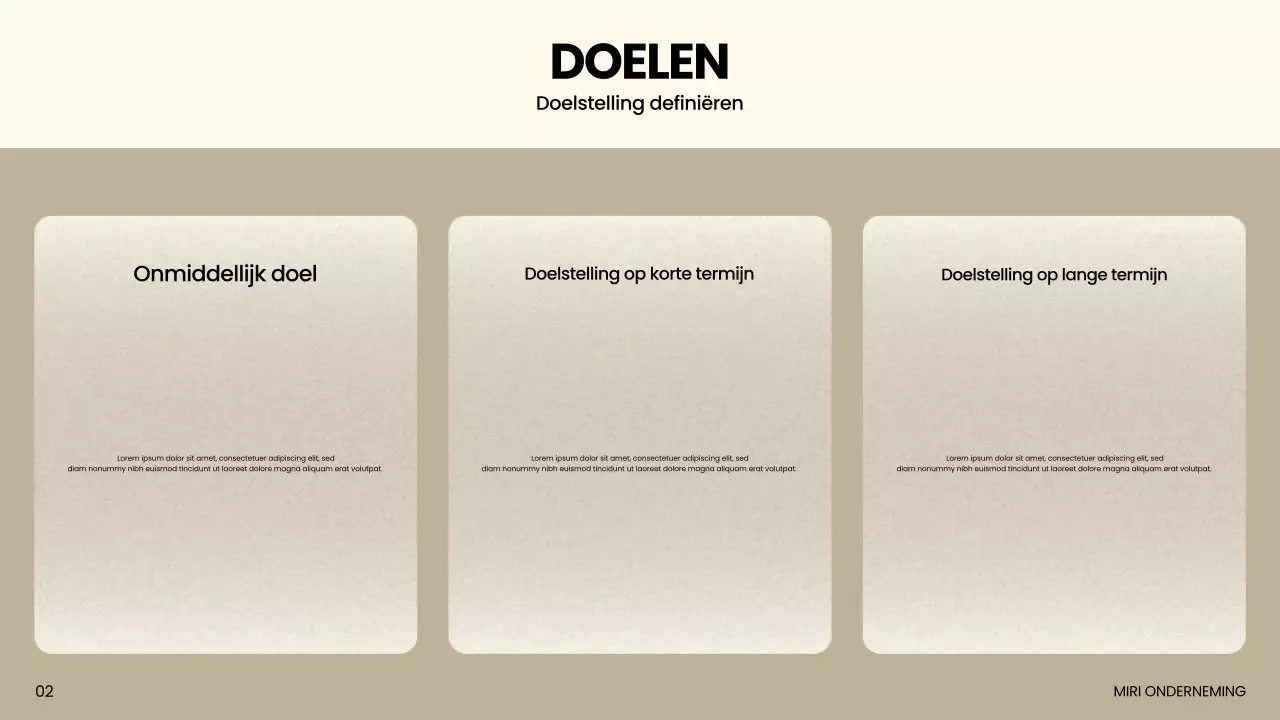 Beige moderne marketingpresentatie