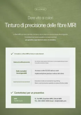Promozione della tintura semplice con lavorazione ecologica