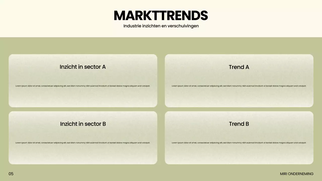 Beige moderne marketingpresentatie