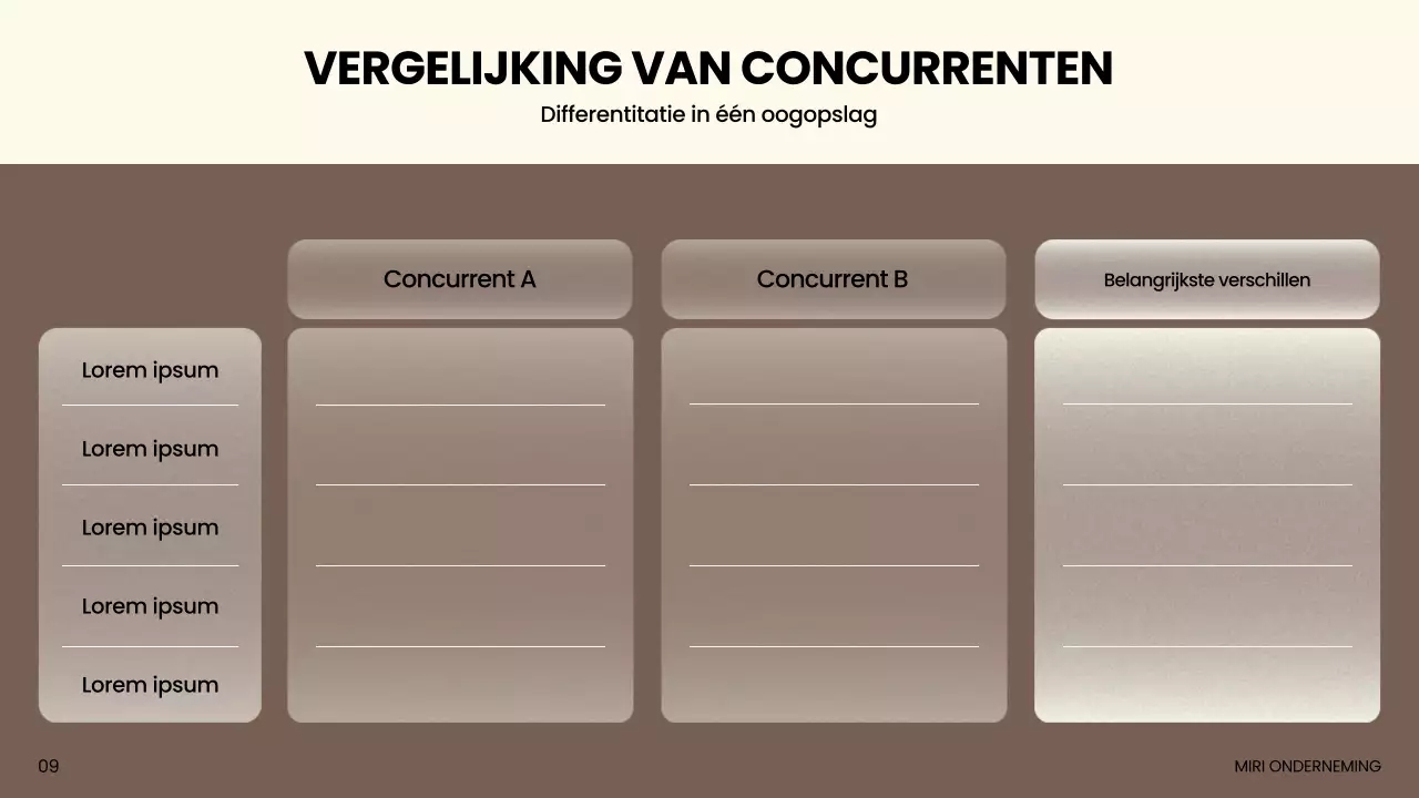 Beige moderne marketingpresentatie