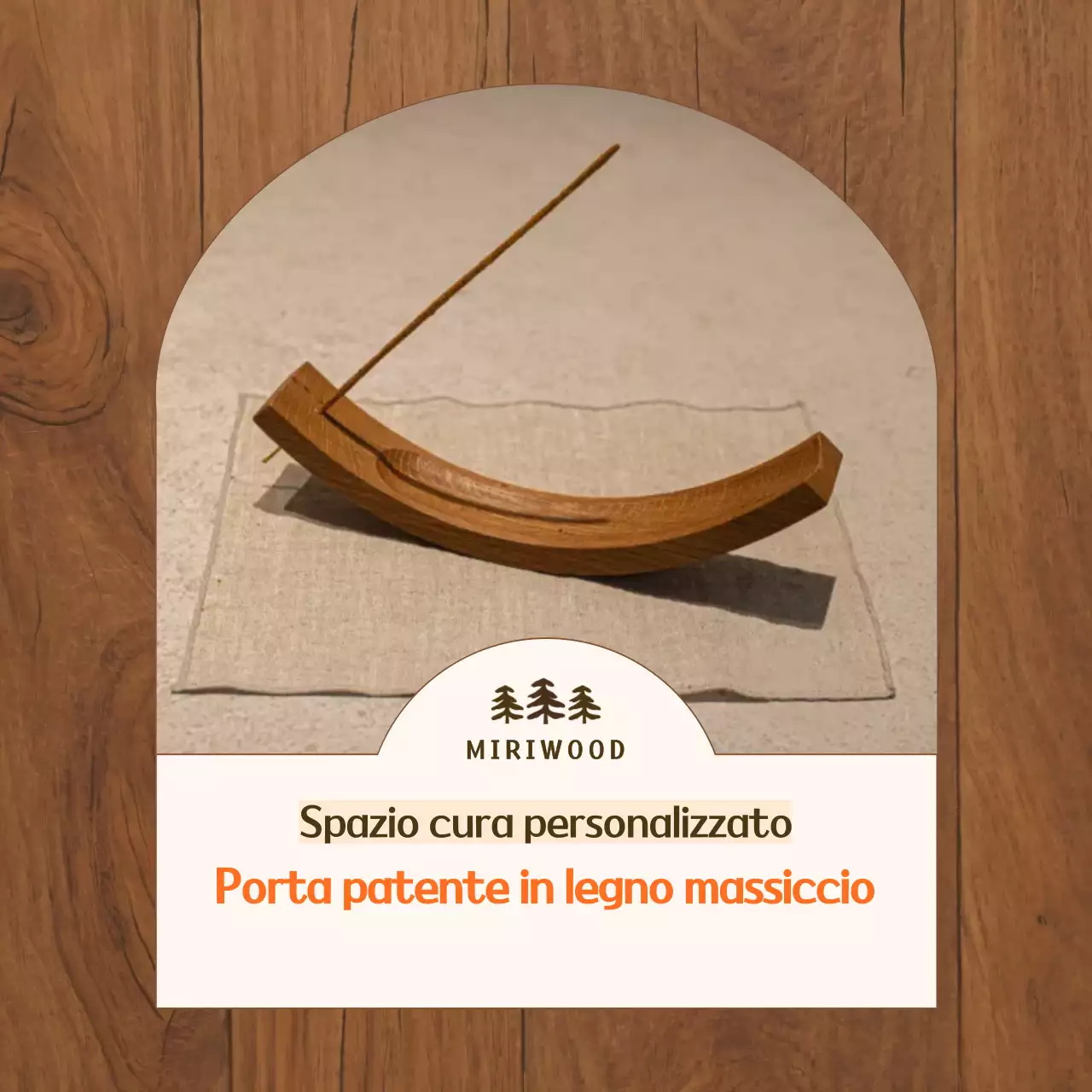 Promozione di prodotti tradizionali porta incenso marroni