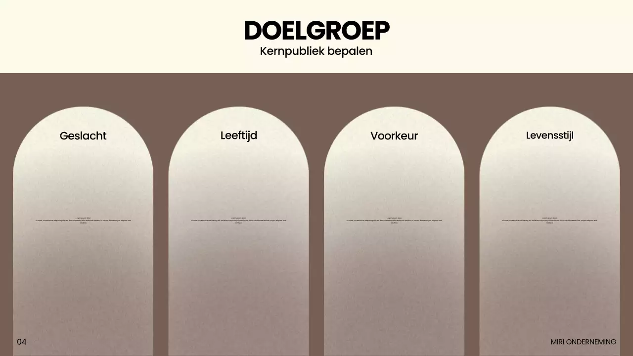 Beige moderne marketingpresentatie