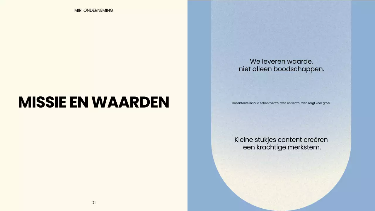 Beige moderne marketingpresentatie