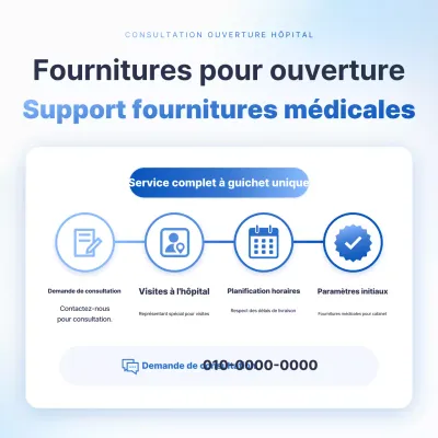 Guide de consultation médicale Sky Blue Clean