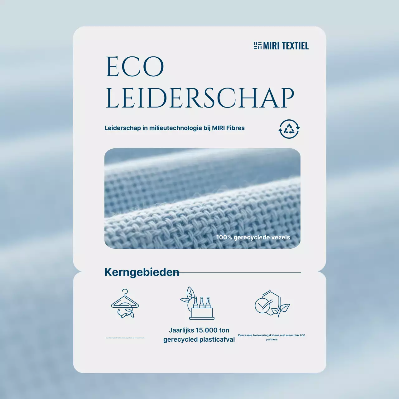 Promotiecampagne voor de moderne omgeving van Sky Blue