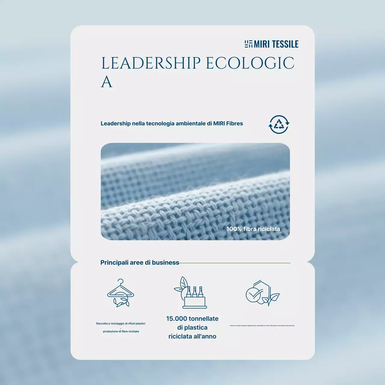 Promozione della campagna "Ambiente moderno blu cielo"