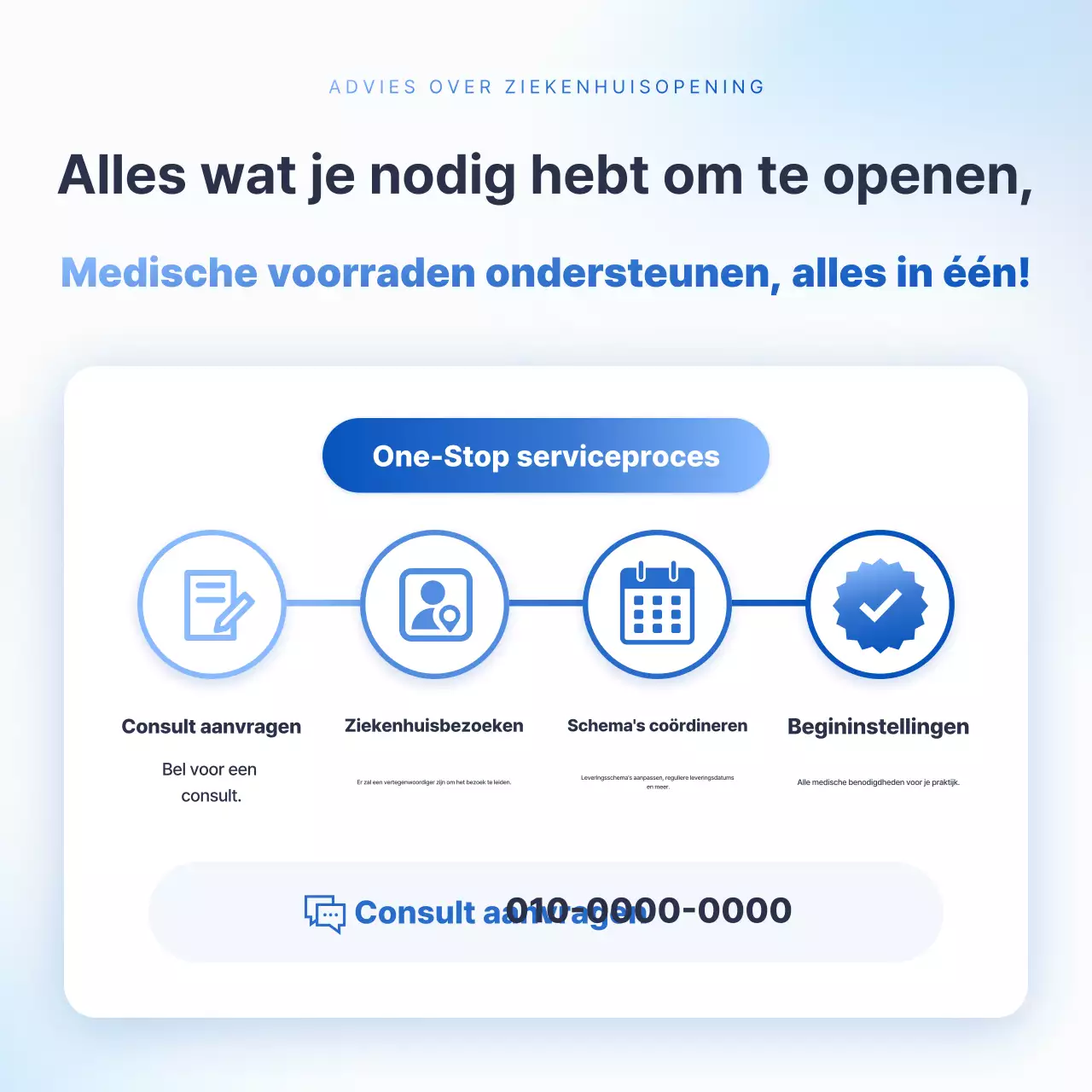 Sky Blue Clean Medical Consulting Guide