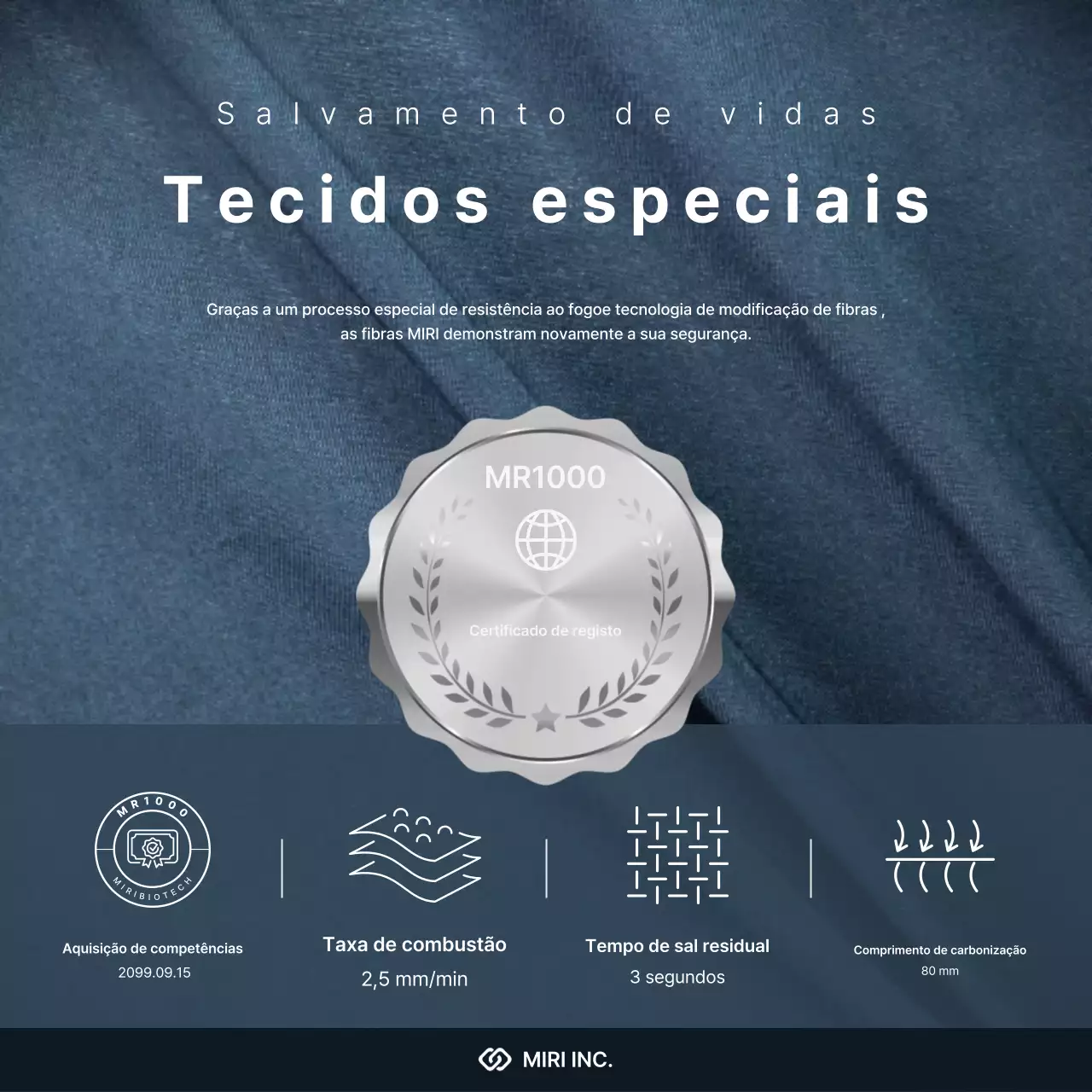 Promovendo a Tecnologia Têxtil Moderna Cinza