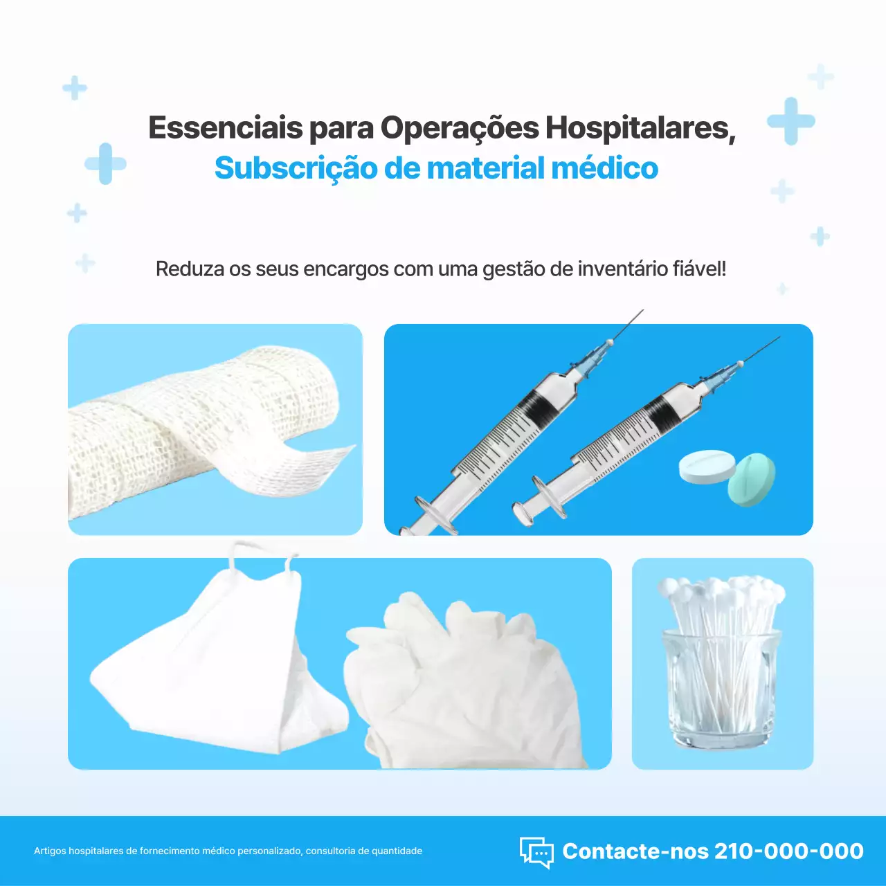 Assinatura médica moderna Sky Blue