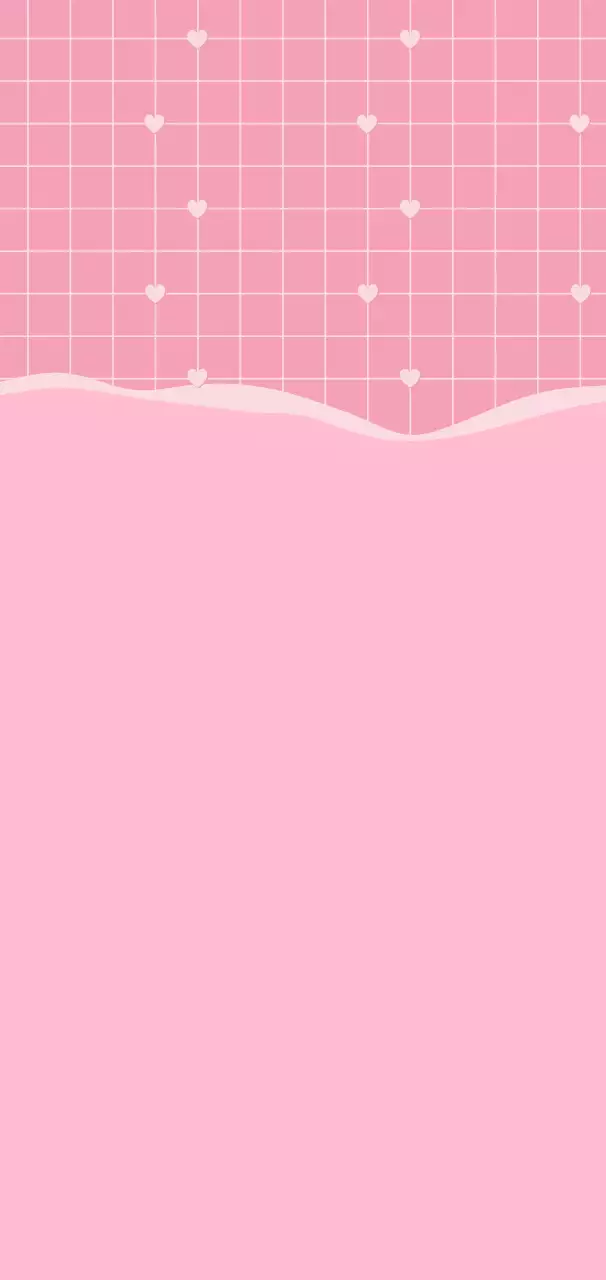 핑크 심플 그리드 하트 배경 포토프레임