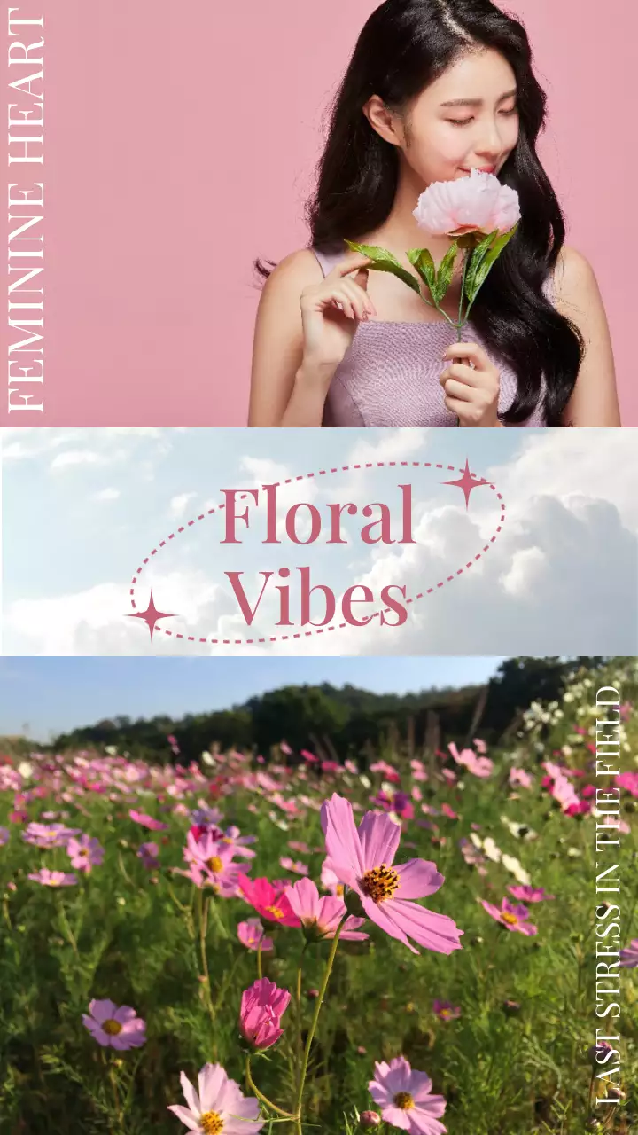 Floral Vibes Aesthetic Feminine Beauty and Blooming Flower Photography