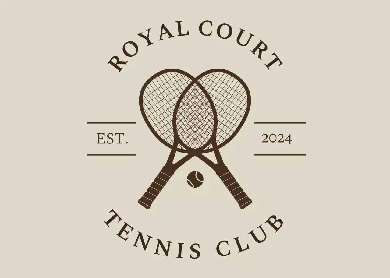 アイボリー クラシック ロゴ テニス