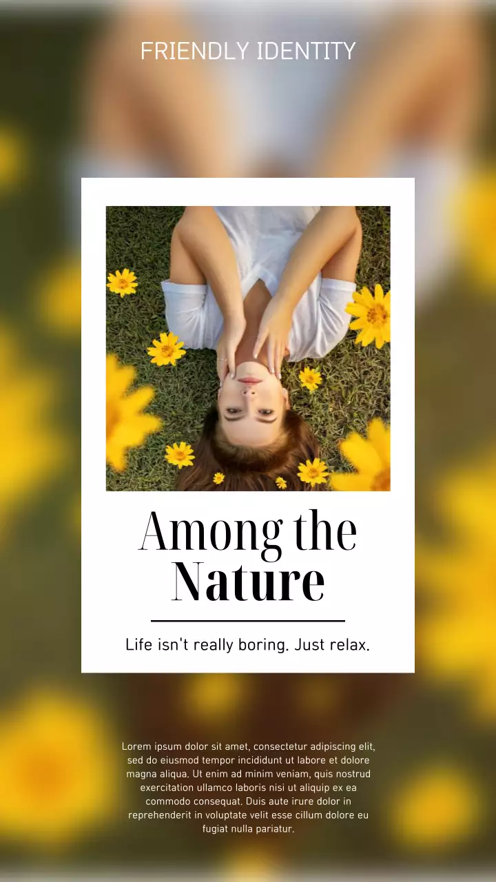 Templat Kutipan Inspiratif Poster Fotografi Alam untuk Desain Gaya Hidup