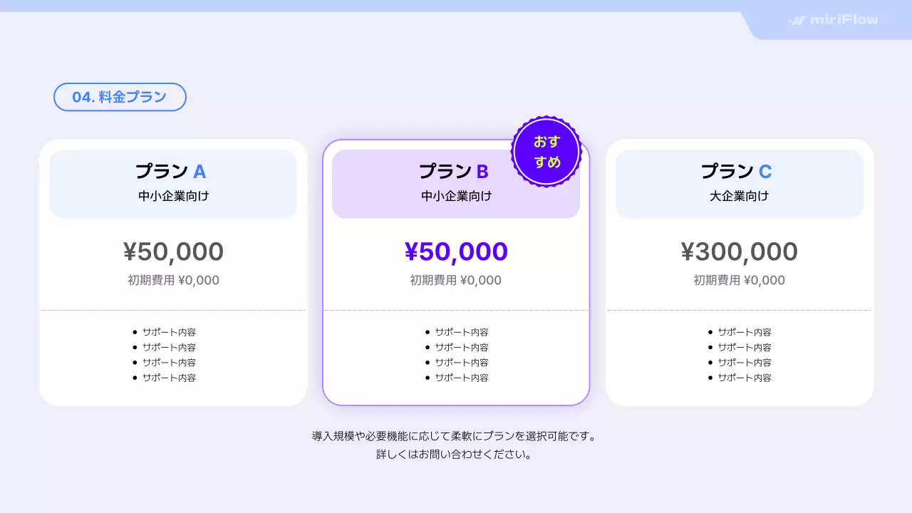 青 モダン クラウド 資料 プレゼンテーション